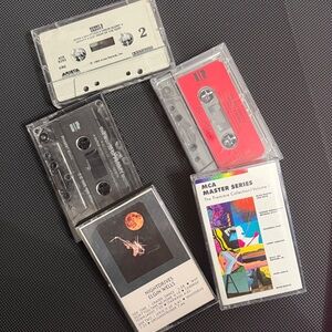 Vintage 80’s cassette tapes- set of 5 Misc Jazz & Soothing Music